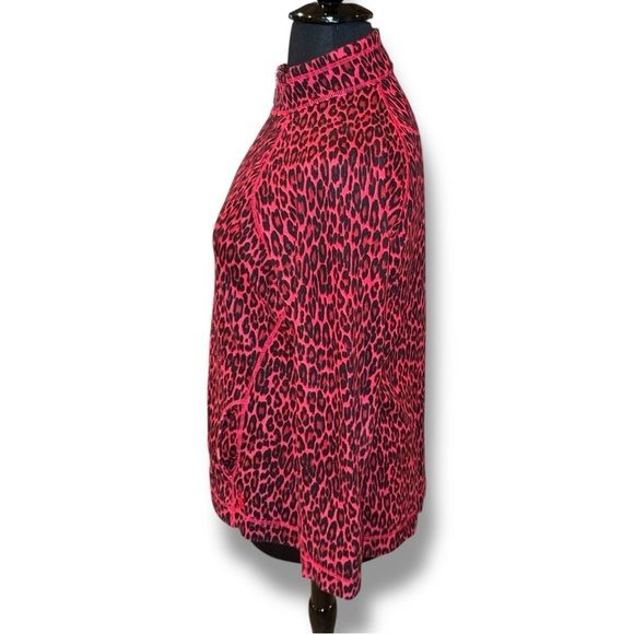 TOMMY BAHAMA Cat’s Meow Zip Front Stretch Cotton Jacket - XL Red/Black - Picture 3 of 15